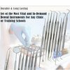 A2Z Scilab 17 Pcs Dental Picks Professional Stainless Steel Tools A2Z-ZR-KIT-151